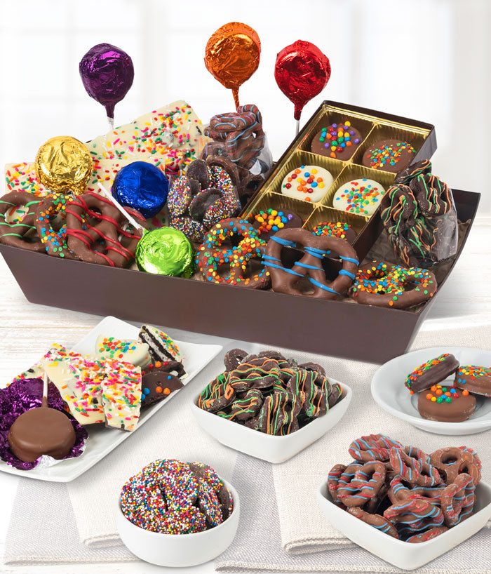 Simply Chocolate Birthday Sweets Basket | SimplyChocolate.com